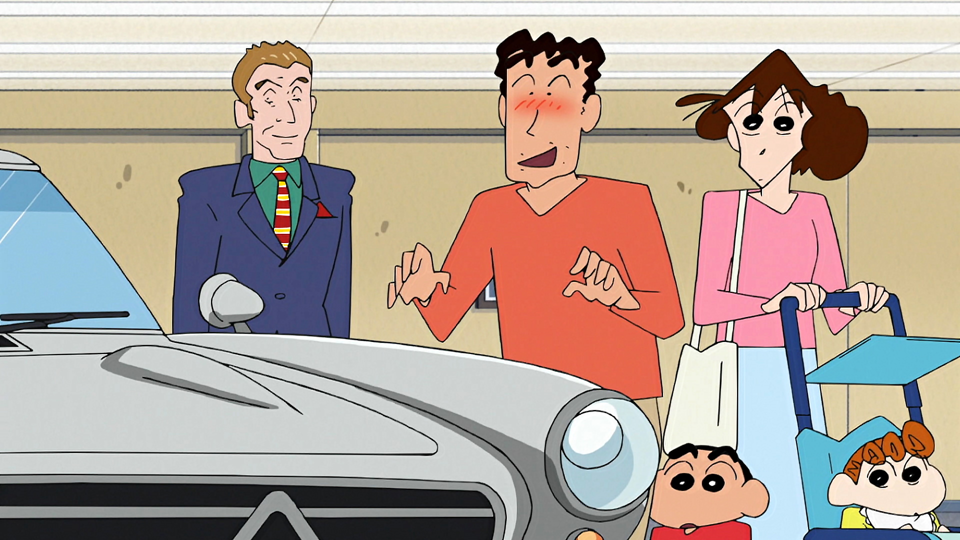 野原一家 914-1 野原家新車を買う②外車は男のマロンだゾ｜クレヨンしんちゃん