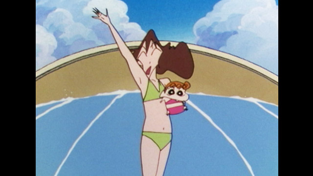 284-1 波の出るプールに行くゾ｜クレヨンしんちゃん｜テレ朝動画