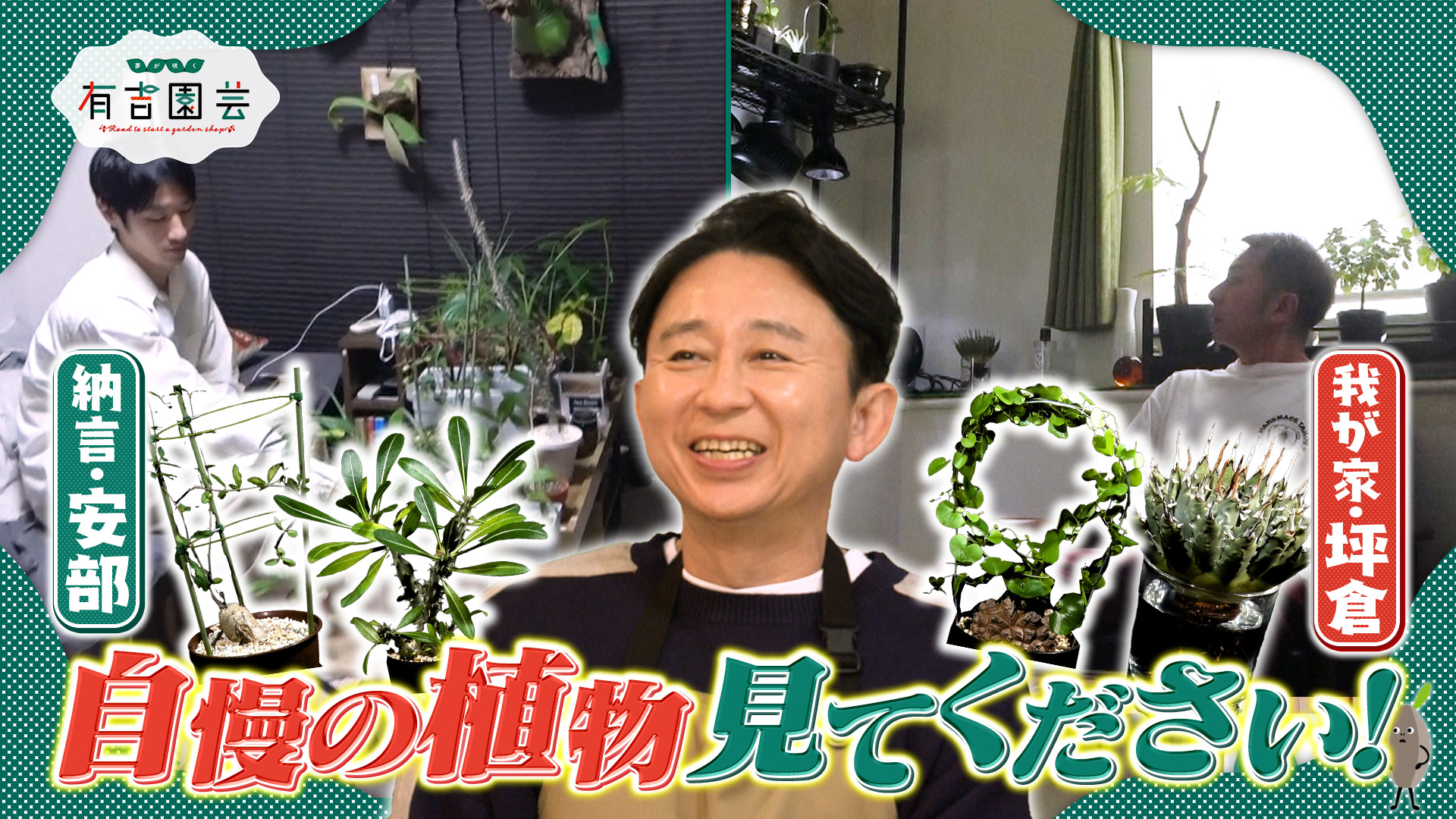 無料テレビで【BS朝日】夢が咲く 有吉園芸～Road to start a garden shop～を視聴する